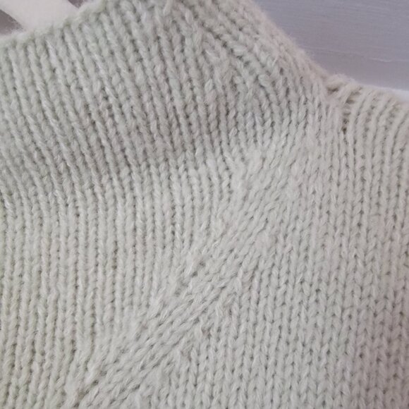 Vince Marbled Funnel Neck Wool Blend Sweater, Size L, NWT - Picture 7 of 16